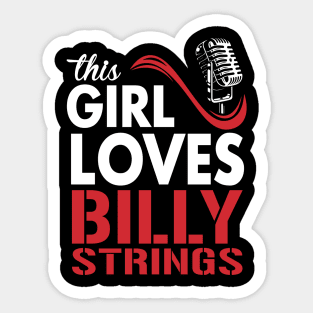 This Girl Loves Strings Sticker